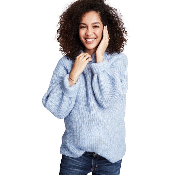 Hatch Sweaters - Hatch The Maxine Cotton Alpaca Blend Sweater